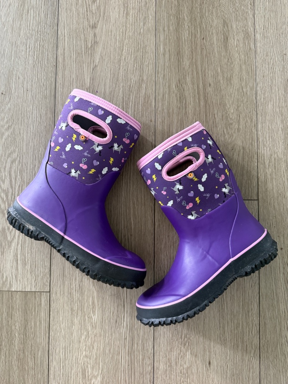 Bogs girls grasp Pegasus boots size 3 youth